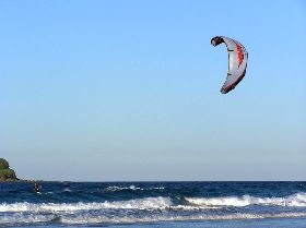Kitesurfing - Kiting at Mudjimba