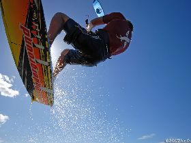 Kiteboarding - Just missed 
