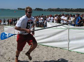 Stand Up Paddle - Winner and a Big Wave Surfer