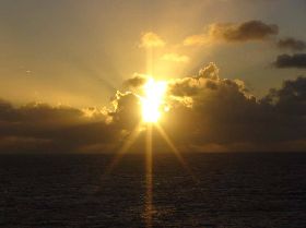 Weather - Sunset at sea