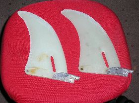 Torquay Slot fins - condition a little worse than first thought