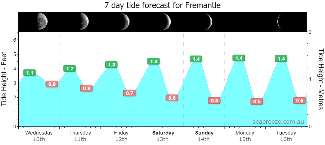 7 DAY TIDE FORECAST