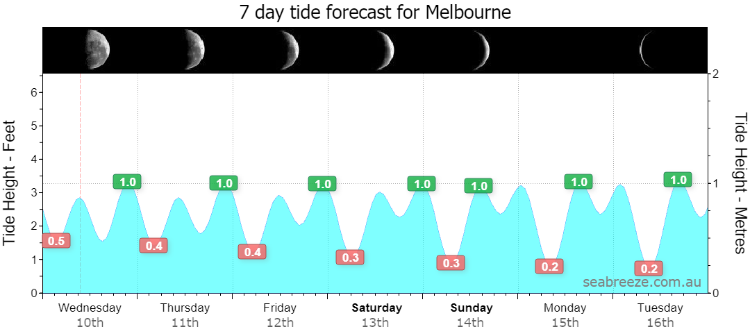7 DAY TIDE FORECAST