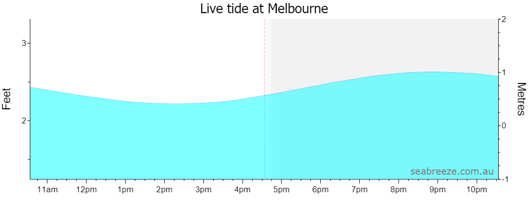 Live tide graph
